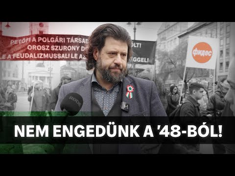 Puzsér: Petőfi nem Orbán Viktor hatalmi jelvénye | 2025. március 15. 