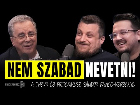 NEM SZABAD NEVETNI! – A TheVR-os Pisti és Jani, valamint Friderikusz Sándor favicc-versenye / F.P. 