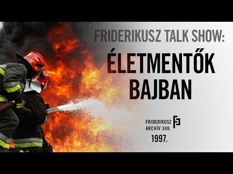 FRIDERIKUSZ TALK SHOW: Életmentők bajban, 1997. /// Friderikusz Archív 348. 